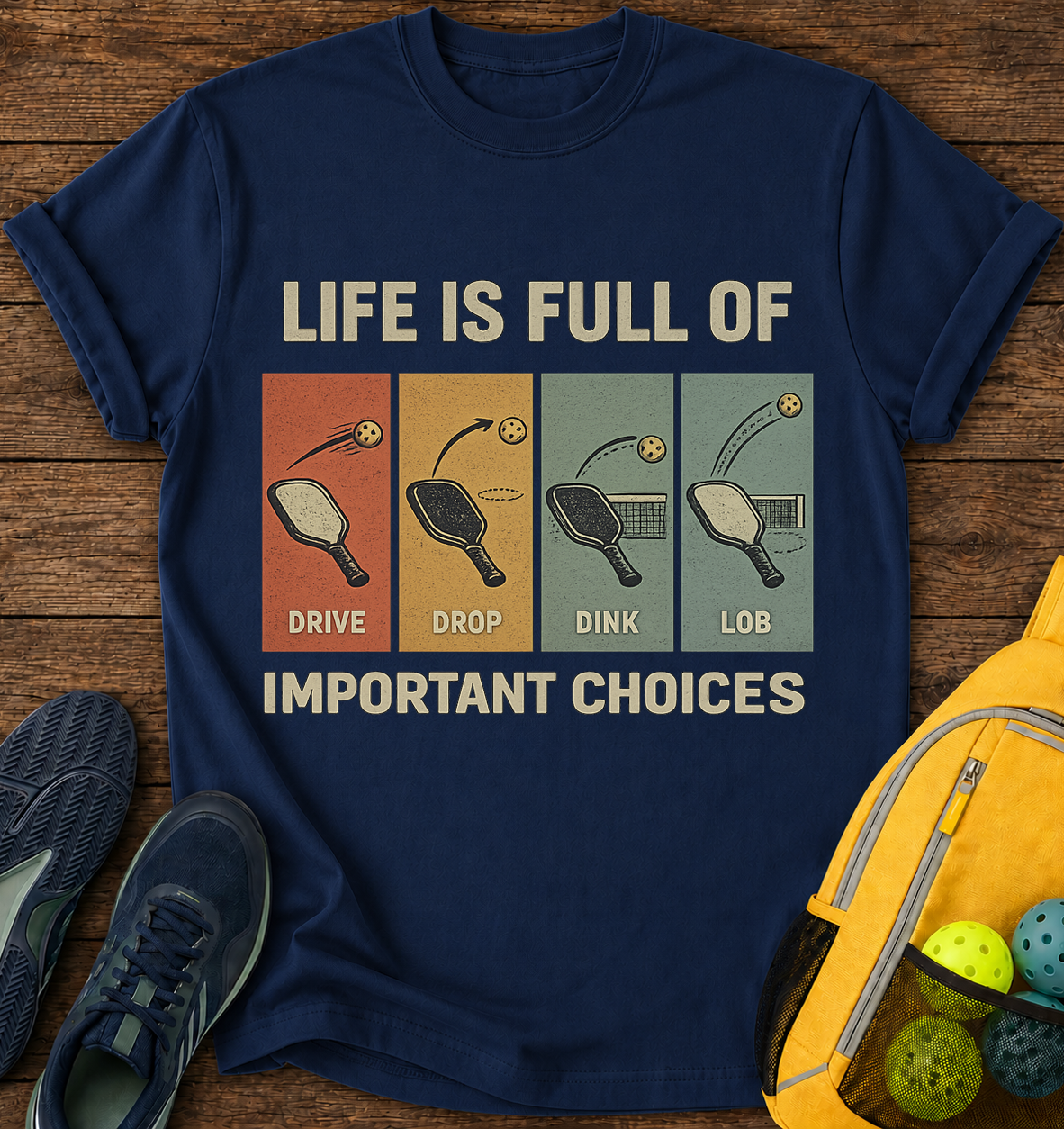 Life is Full of Important Choices - T-Shirt