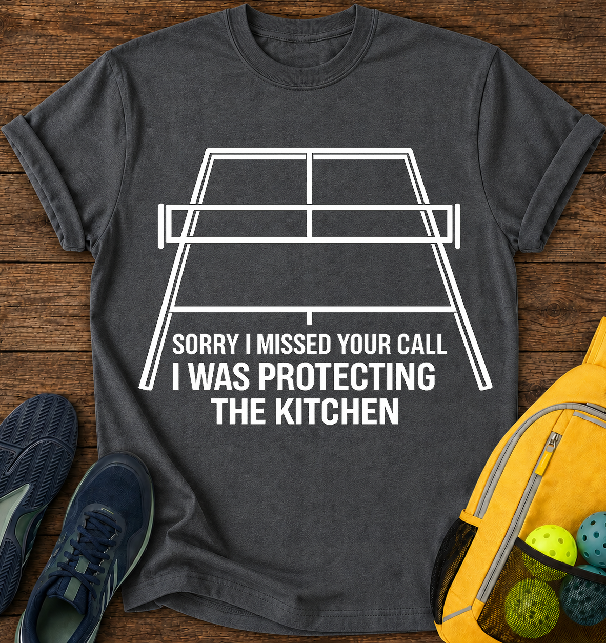 Sorry i missed your call I Was Protecting the Kitchen - T-Shirt