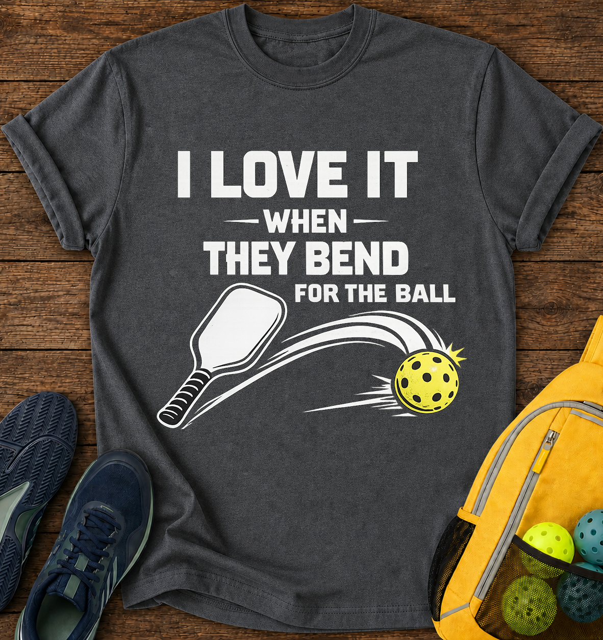 I Love it When They Bend For The Ball - T-Shirt