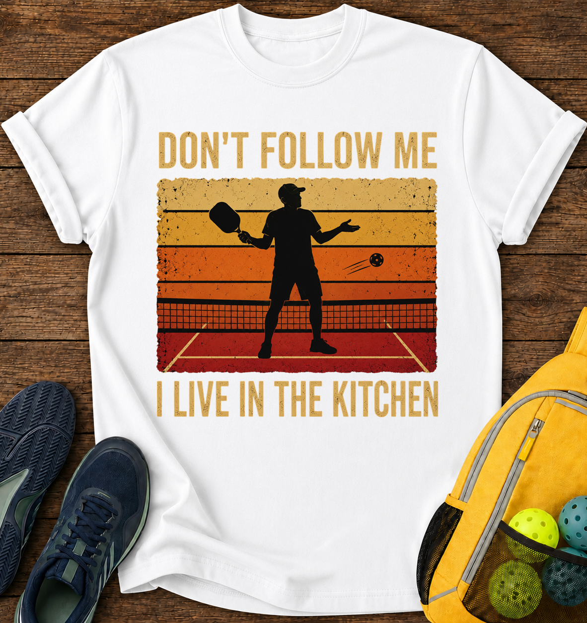 Don't Follow Me I Live in The Kitchen - T-Shirt