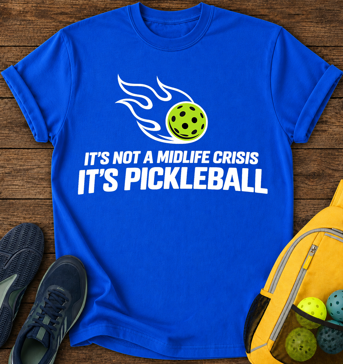 It's Not Midlife Crises it's Pickleball - T-Shirt