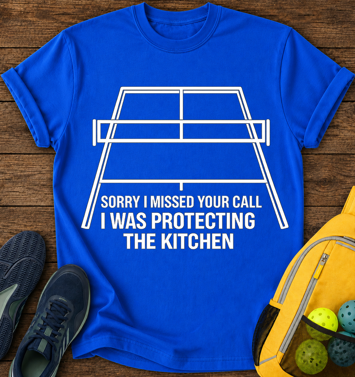 Sorry i missed your call I Was Protecting the Kitchen - T-Shirt
