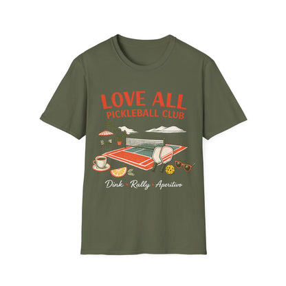 Love All, Pickleball Club - T-Shirt