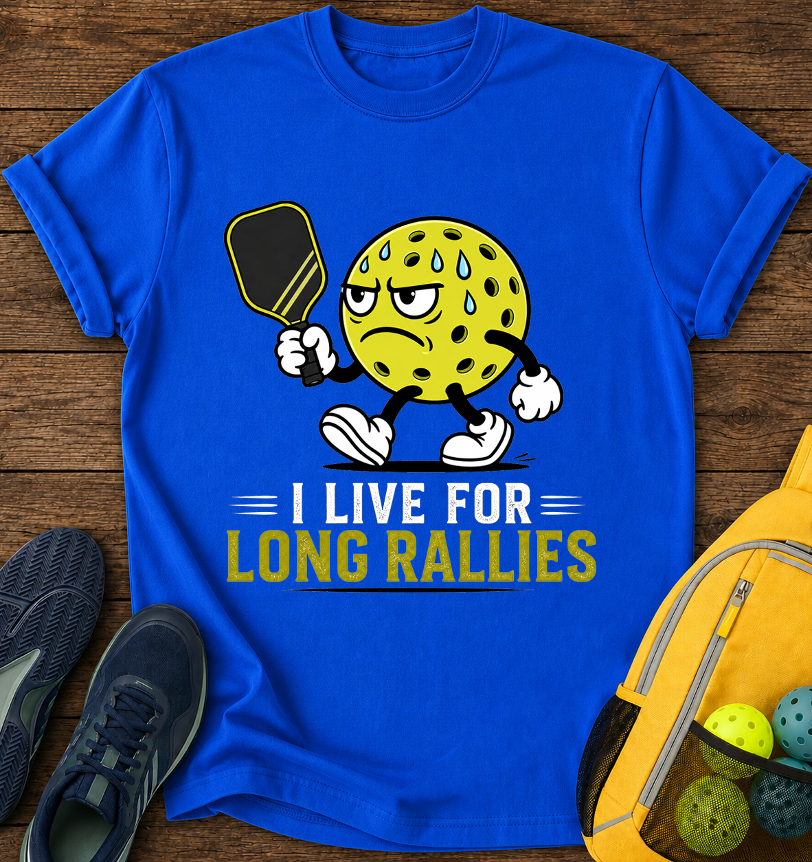 I Live For Long Rallies - T-Shirt
