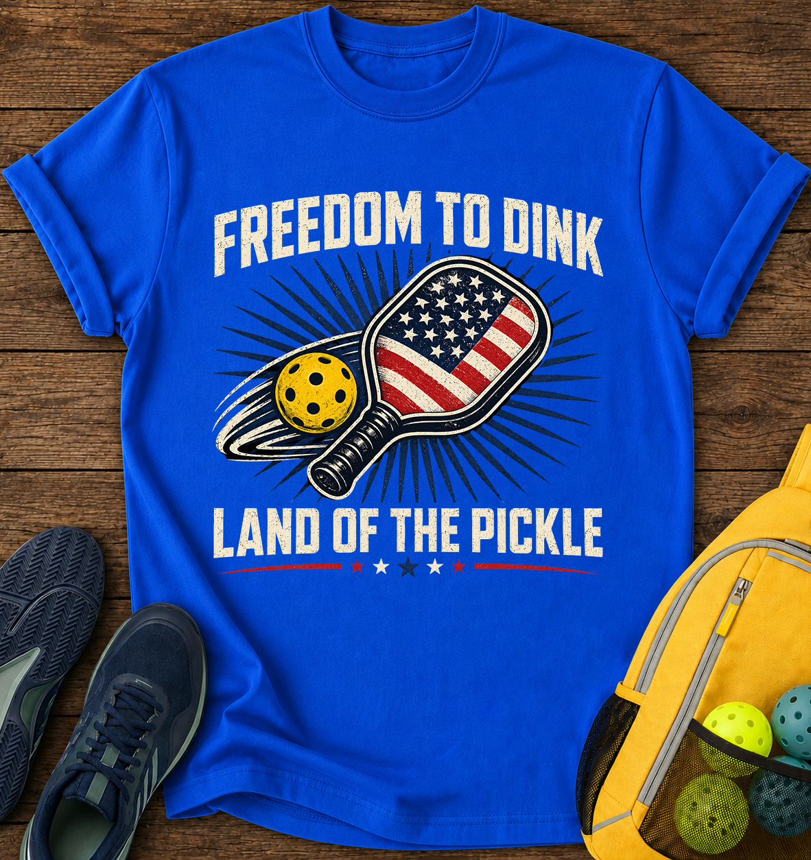 Freedom To Dink Land Of the Pickle - T-Shirt