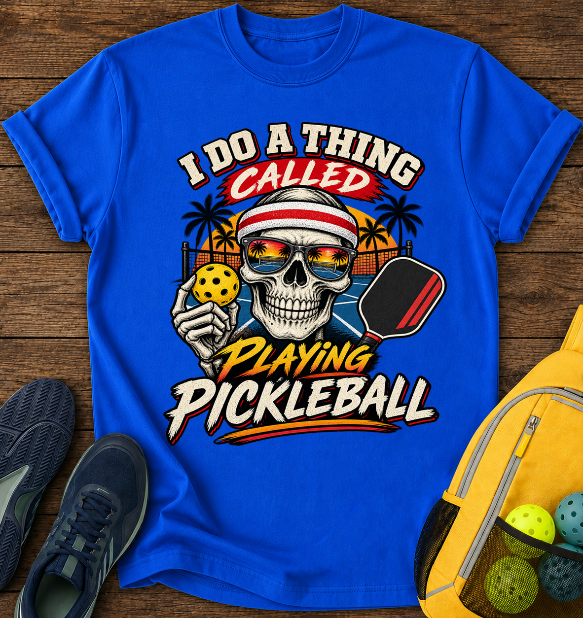 I Do  a Thing Called Playing Pickleball - T-Shirt