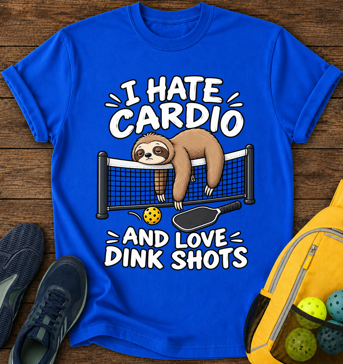 I Hate Cardio and Love Dink Shots - T-Shirt