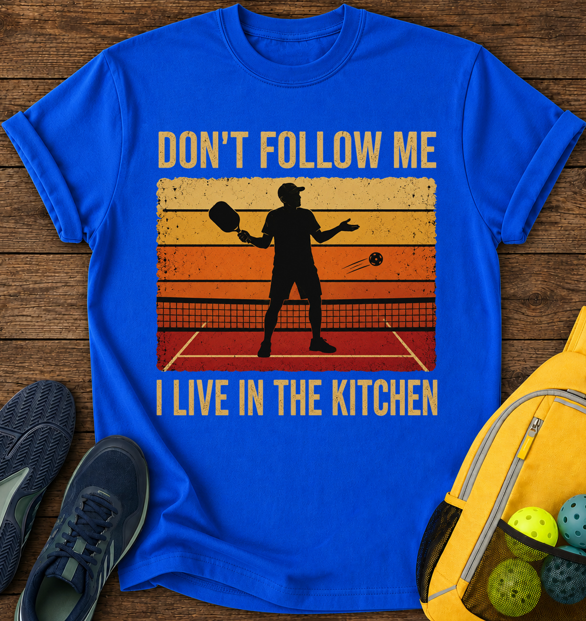 Don't Follow Me I Live in The Kitchen - T-Shirt
