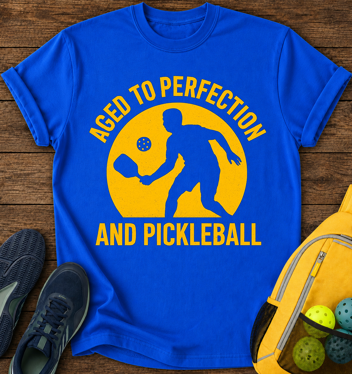 Aged to Perfection… and Pickleball - T-Shirt