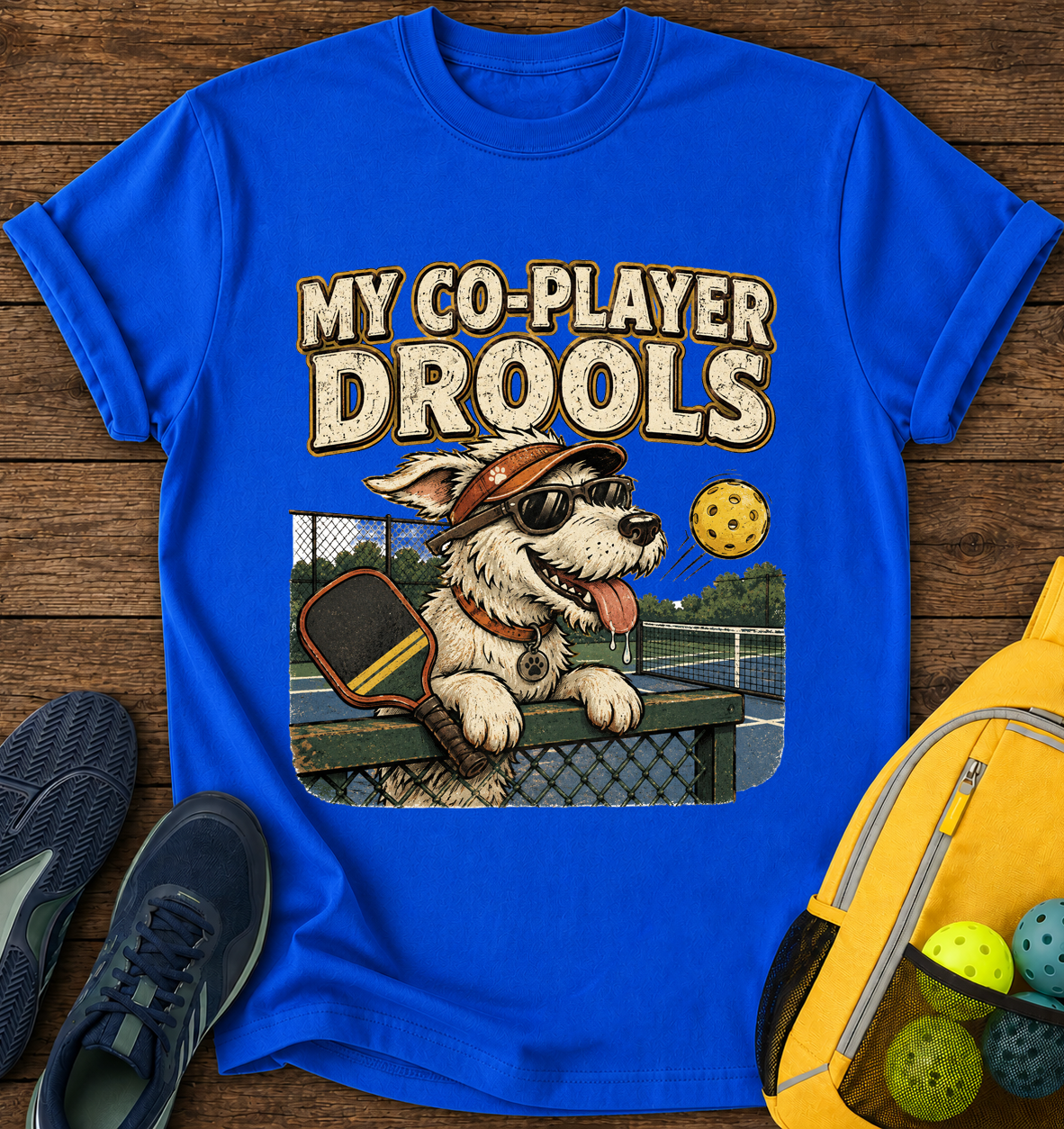 My Co-Player Drools - T-Shirt
