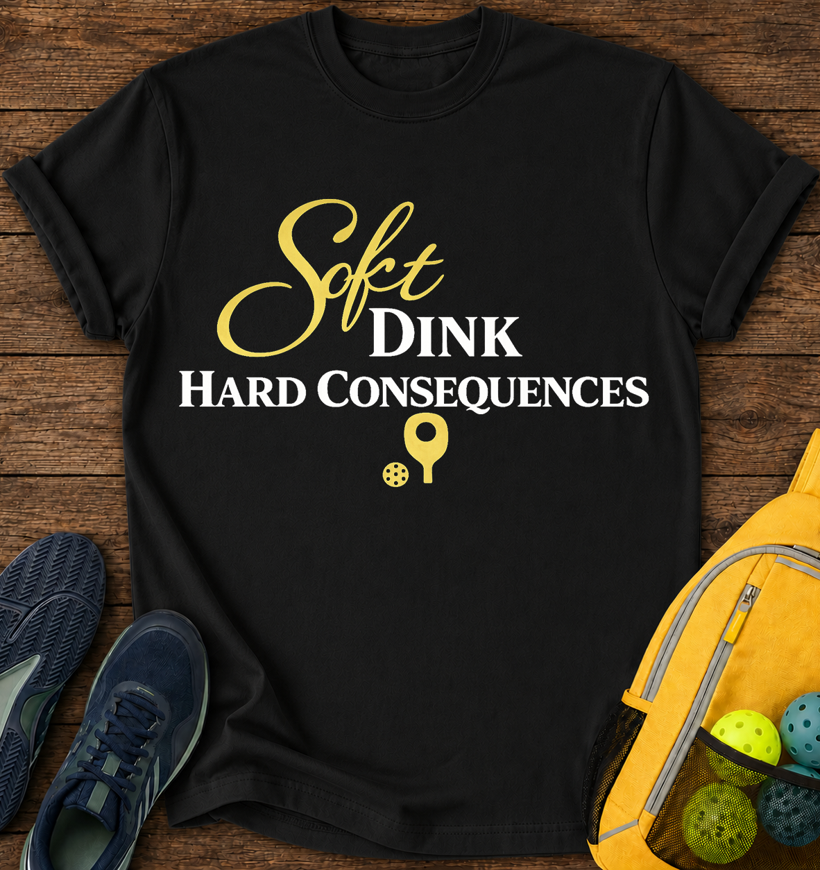 Soft Dink Hard Consequences - T-Shirt