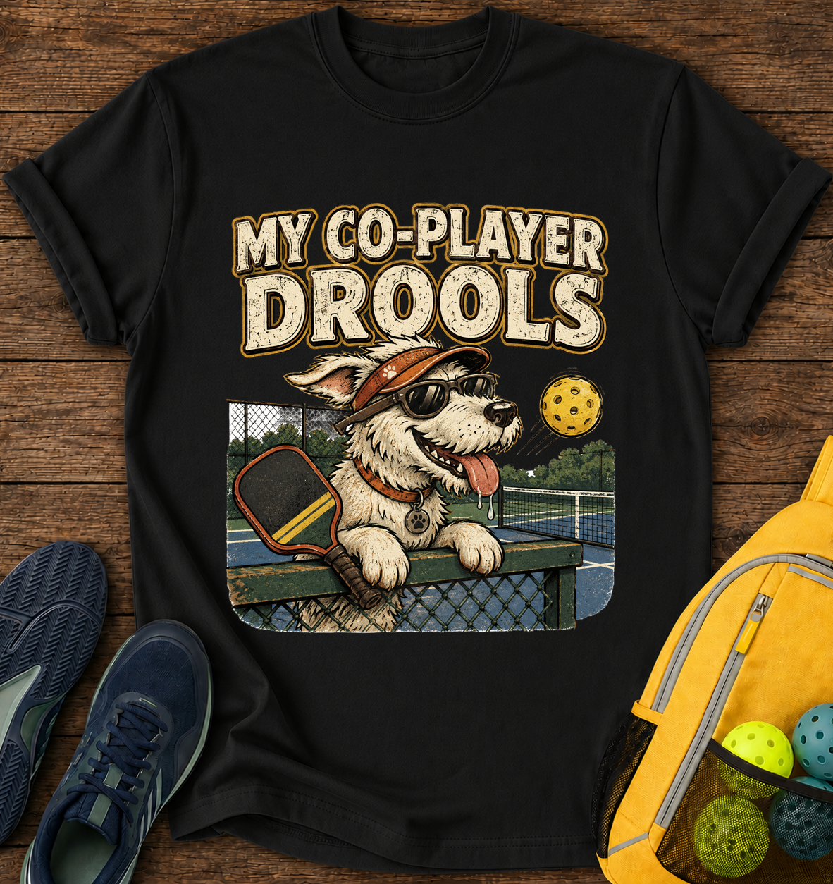 My Co-Player Drools - T-Shirt