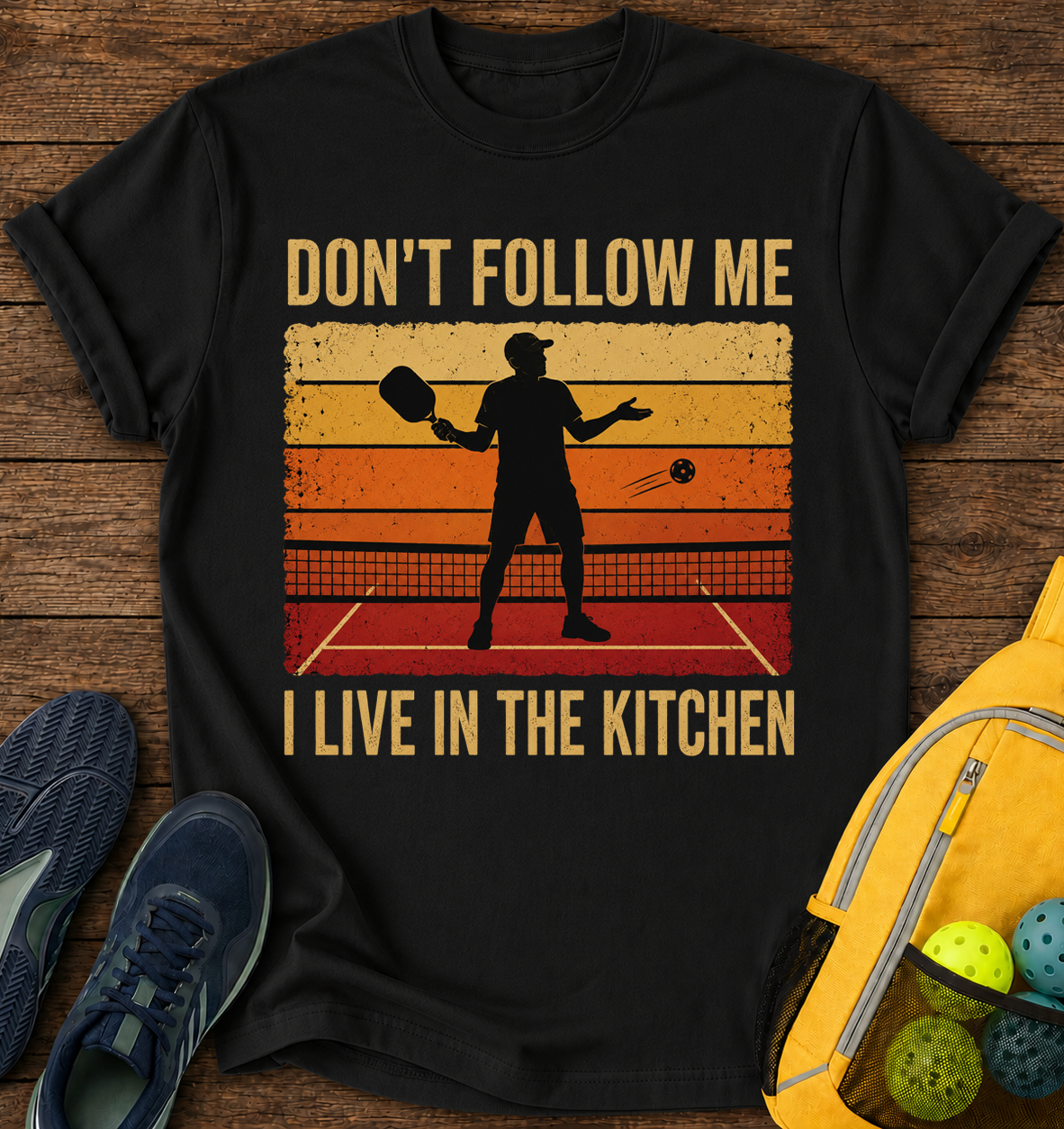 Don't Follow Me I Live in The Kitchen - T-Shirt