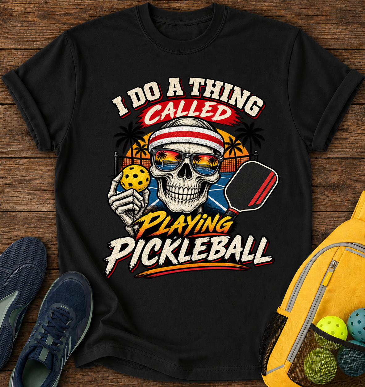 I Do  a Thing Called Playing Pickleball - T-Shirt