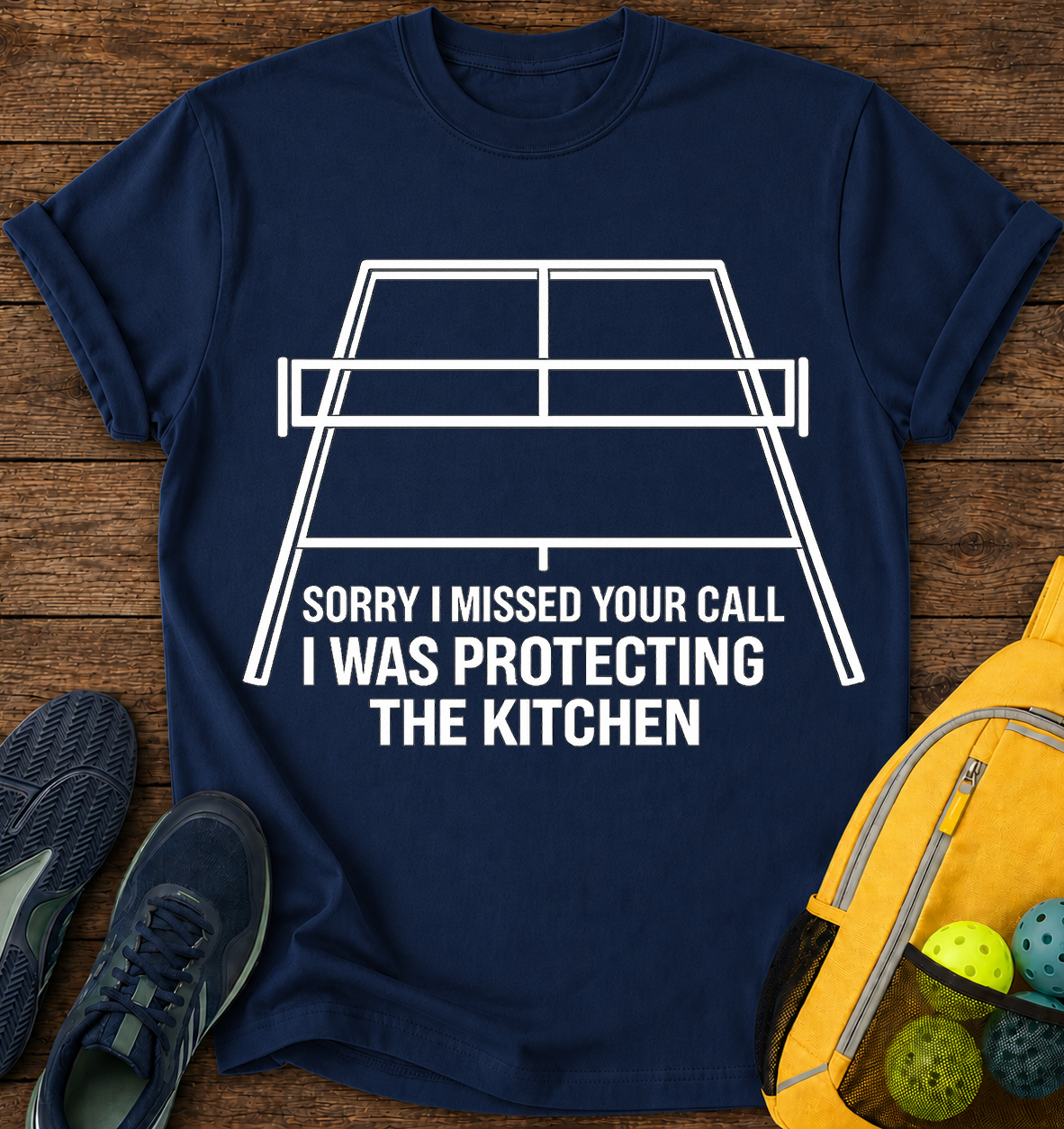 Sorry i missed your call I Was Protecting the Kitchen - T-Shirt