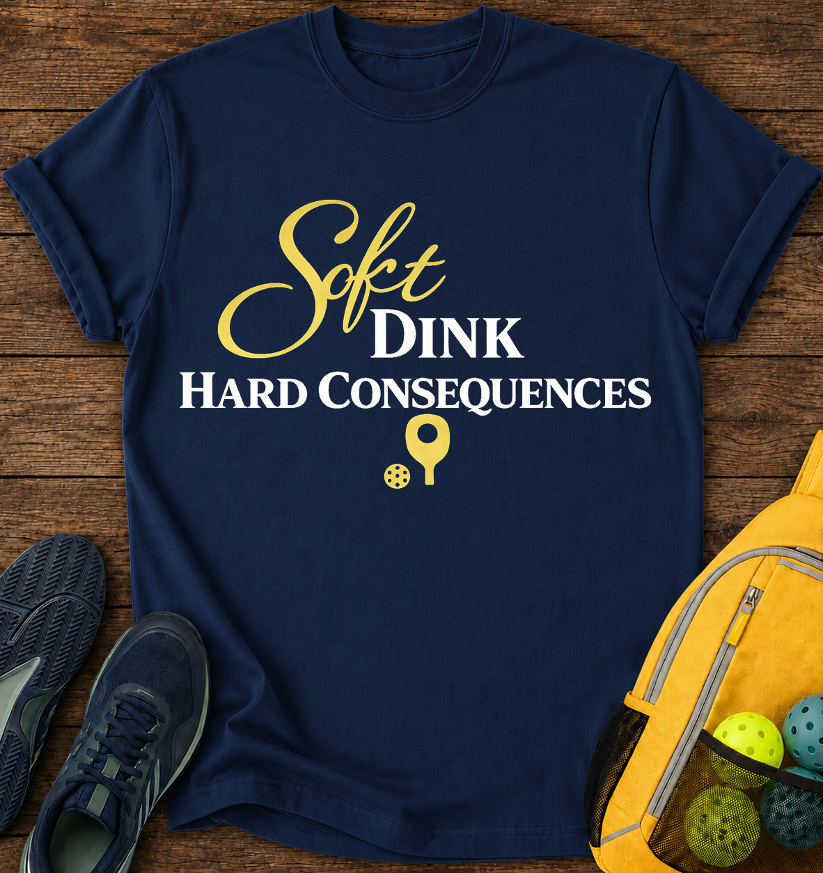Soft Dink Hard Consequences - T-Shirt