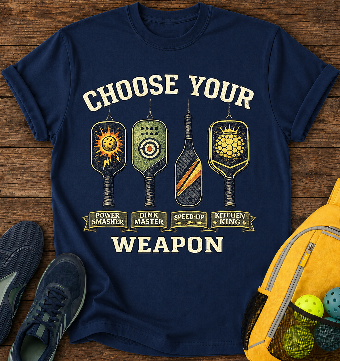 Choose Your Weapon - T-Shirt