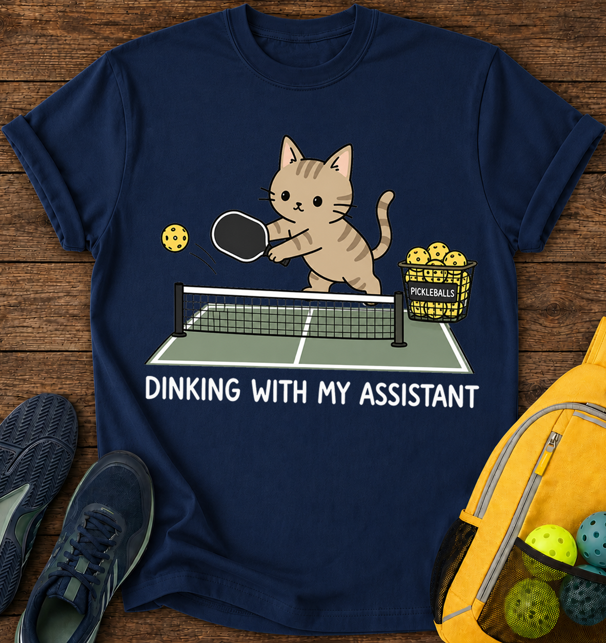 Dinking With My Assistant - T-Shirt
