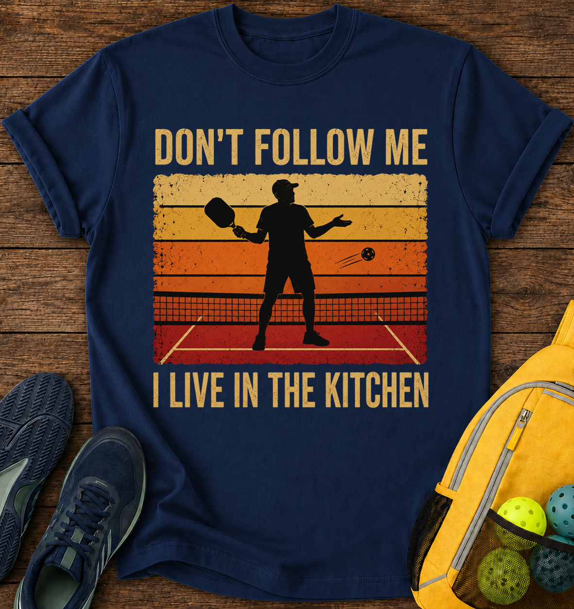 Don't Follow Me I Live in The Kitchen - T-Shirt