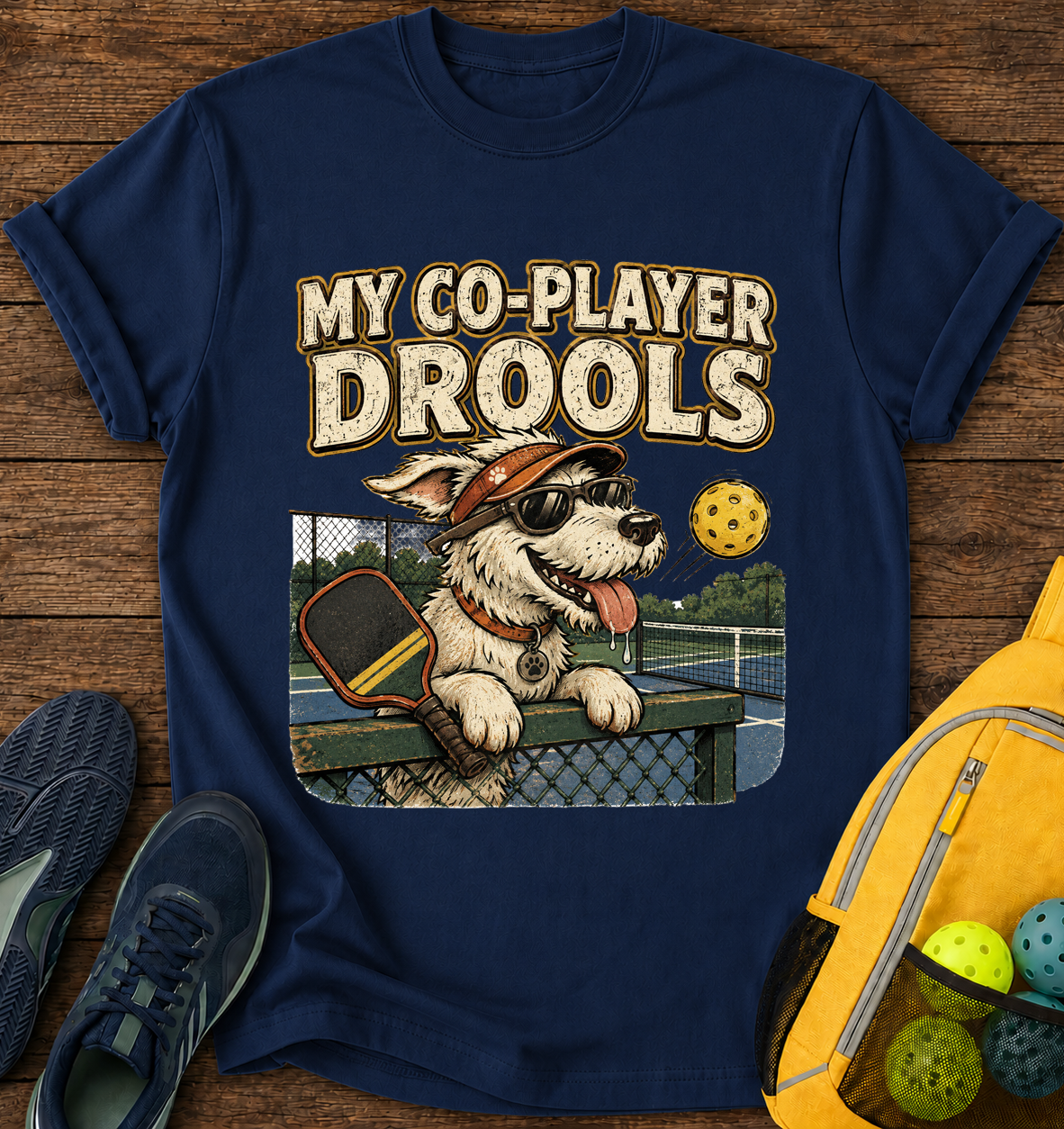 My Co-Player Drools - T-Shirt