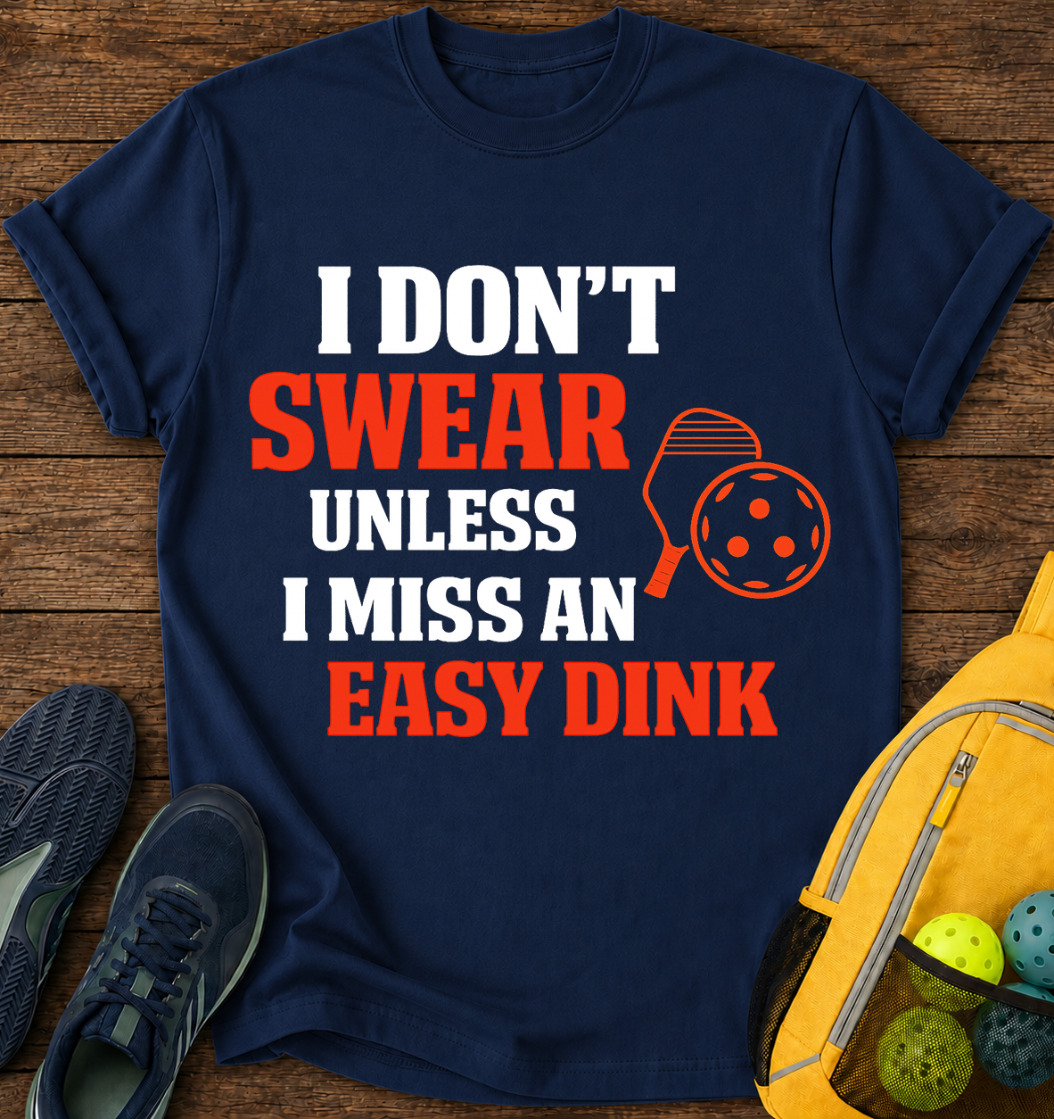 I don't Swear Unless i Miss an Easy Dink T-Shirt