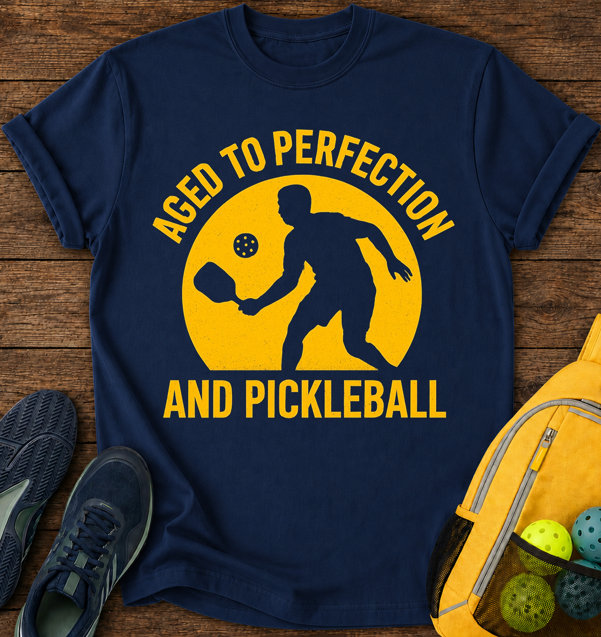 Aged to Perfection… and Pickleball - T-Shirt