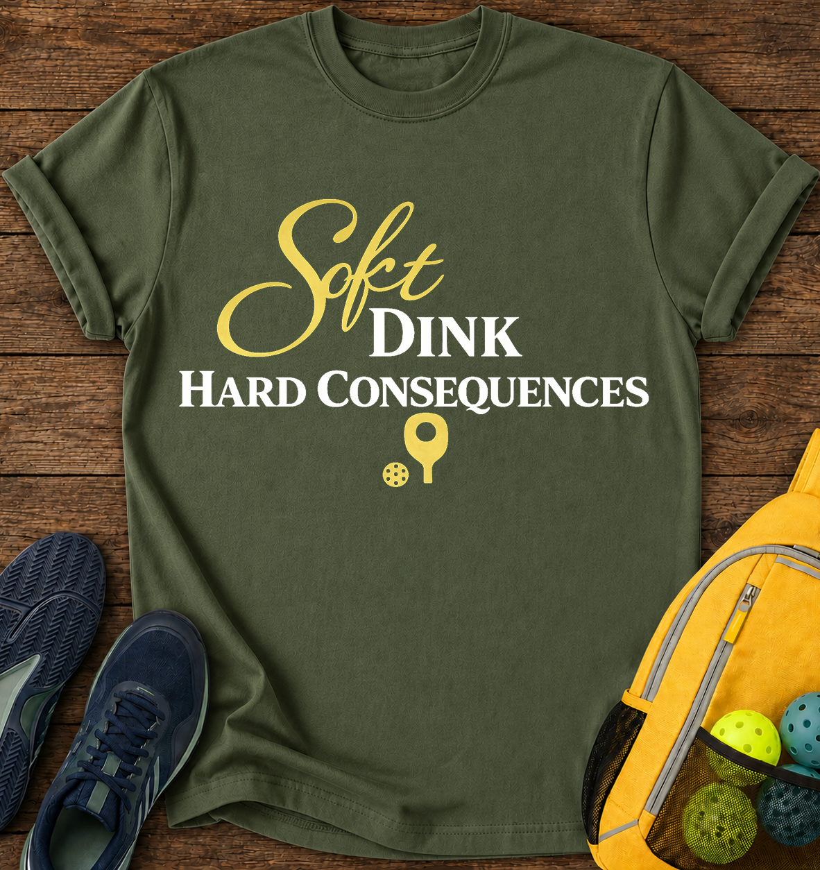 Soft Dink Hard Consequences - T-Shirt