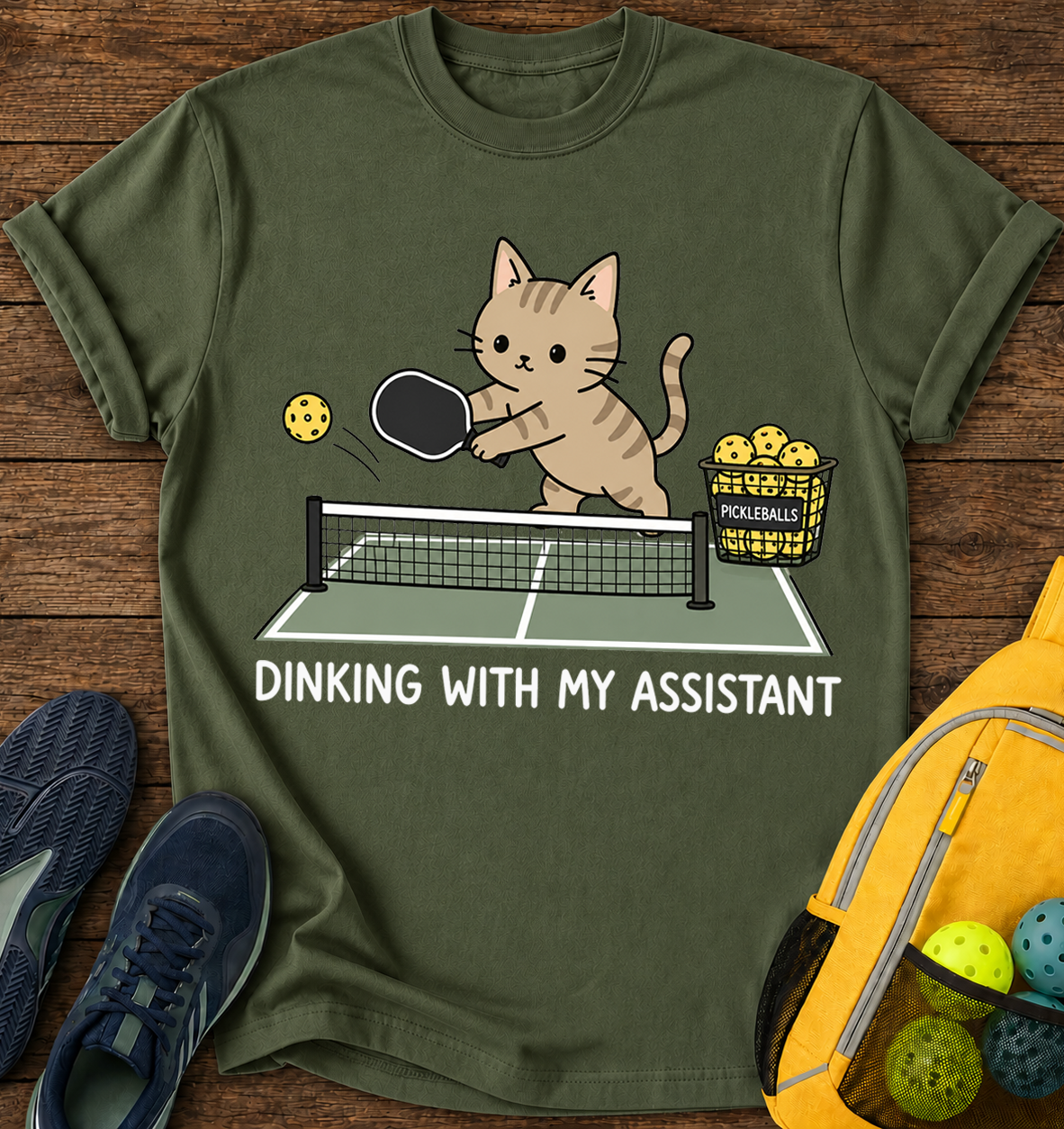 Dinking With My Assistant - T-Shirt