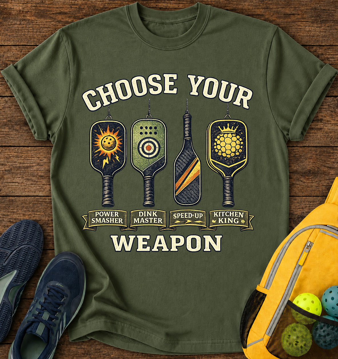 Choose Your Weapon - T-Shirt