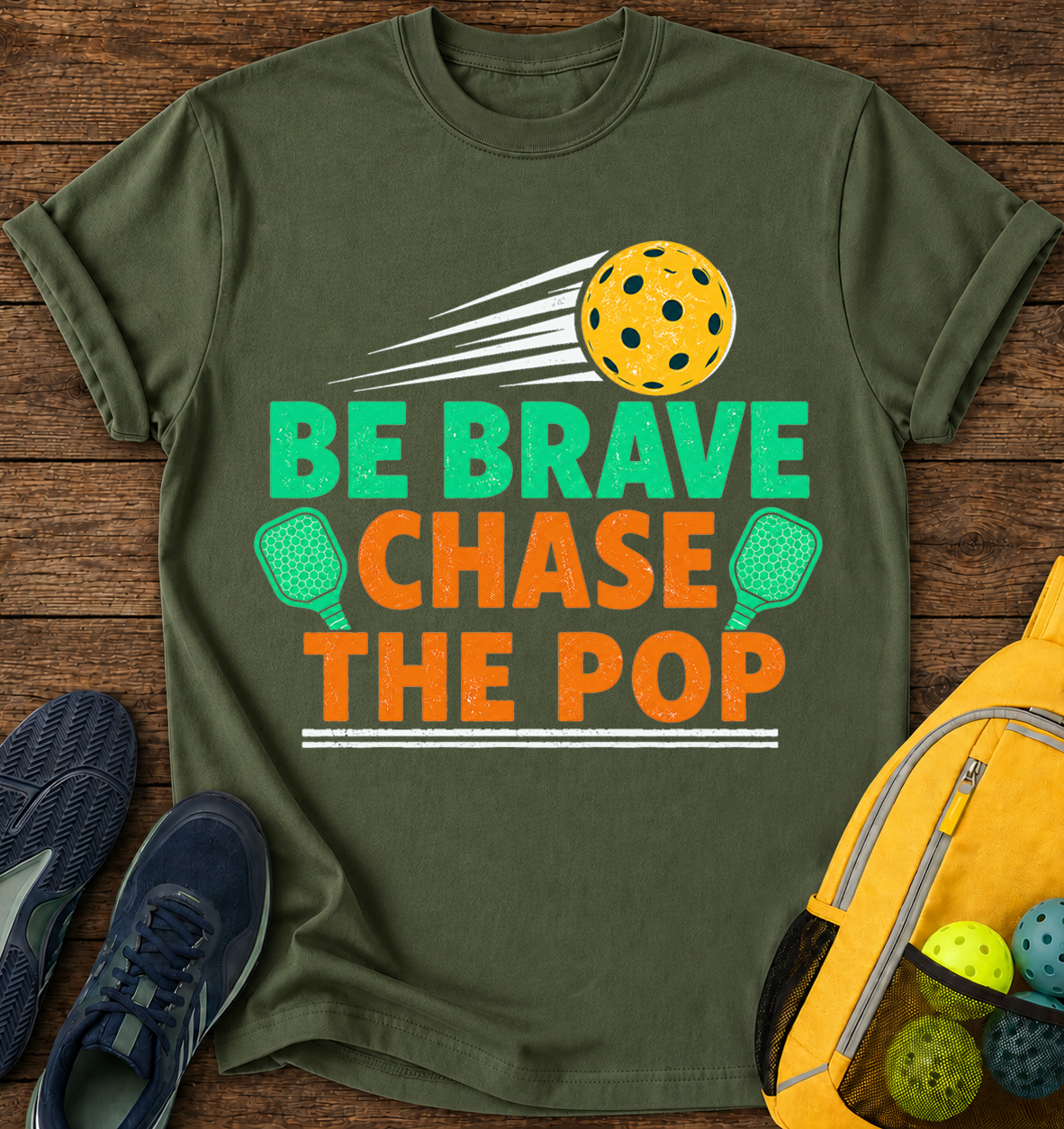 Be Brave Chase The POP - T-Shirt