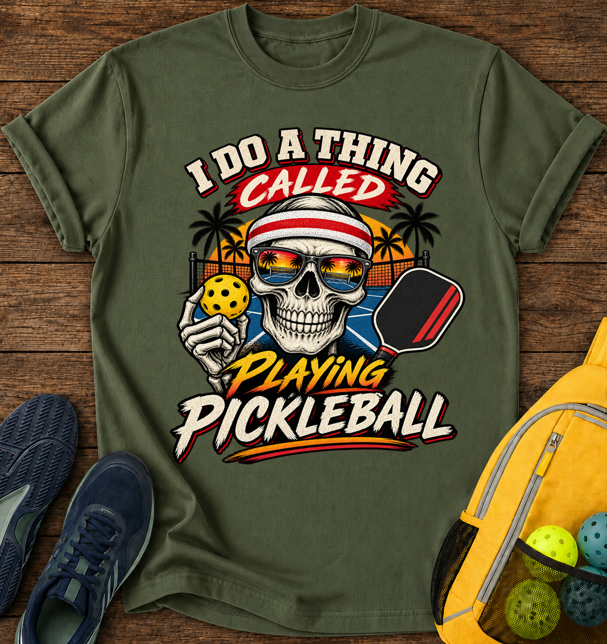 I Do  a Thing Called Playing Pickleball - T-Shirt