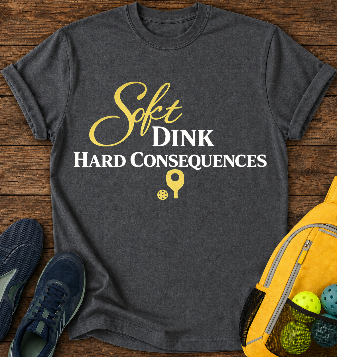 Soft Dink Hard Consequences - T-Shirt