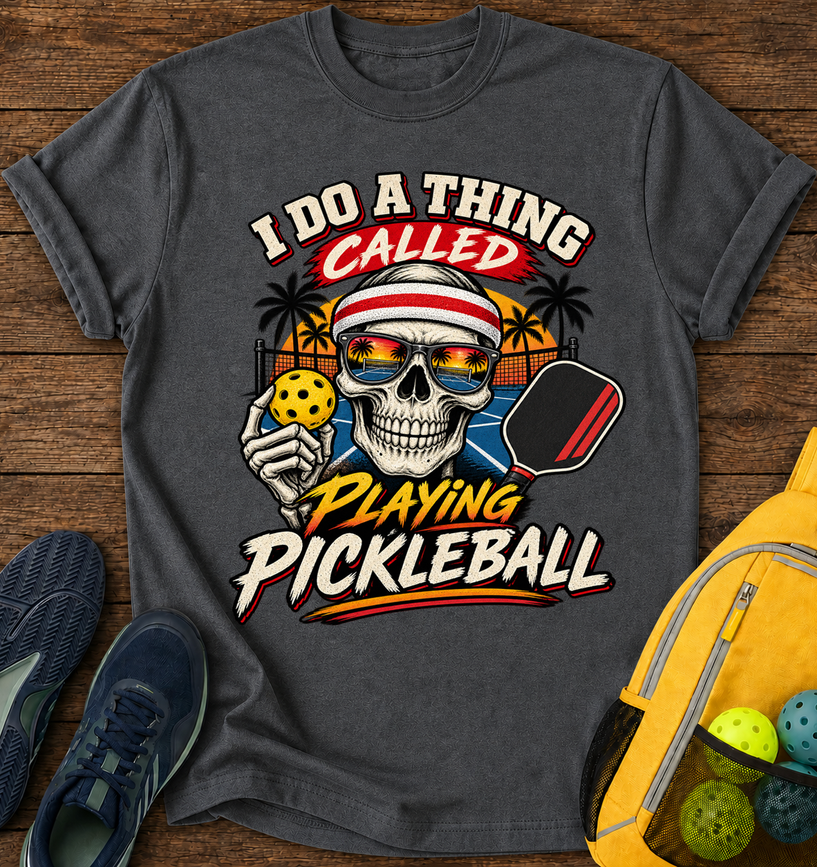 I Do  a Thing Called Playing Pickleball - T-Shirt