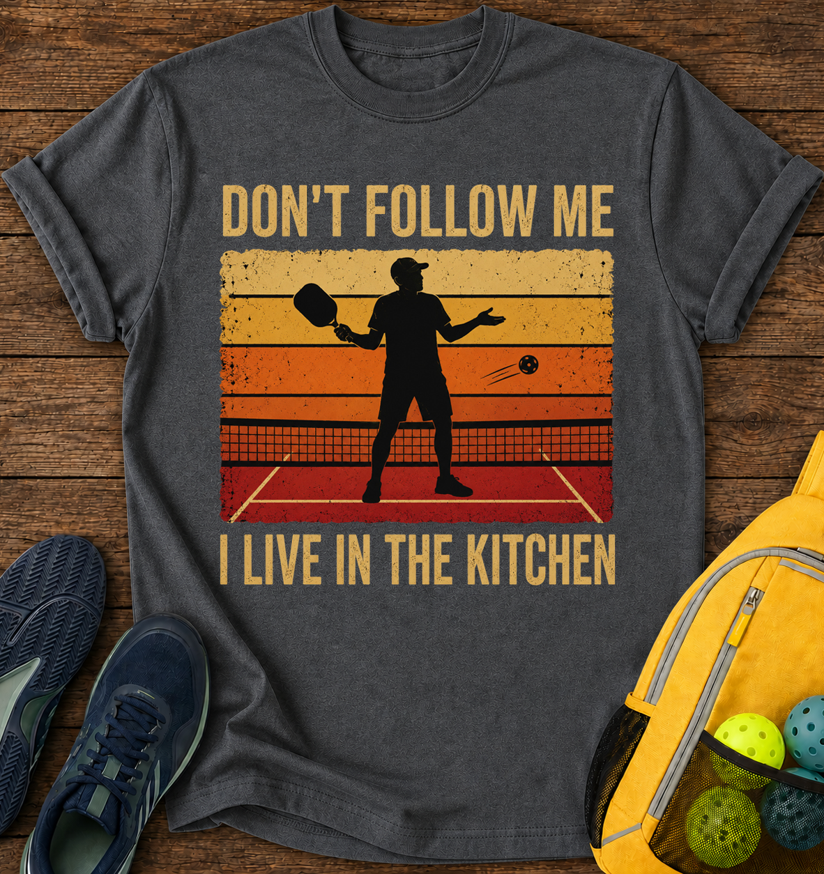 Don't Follow Me I Live in The Kitchen - T-Shirt
