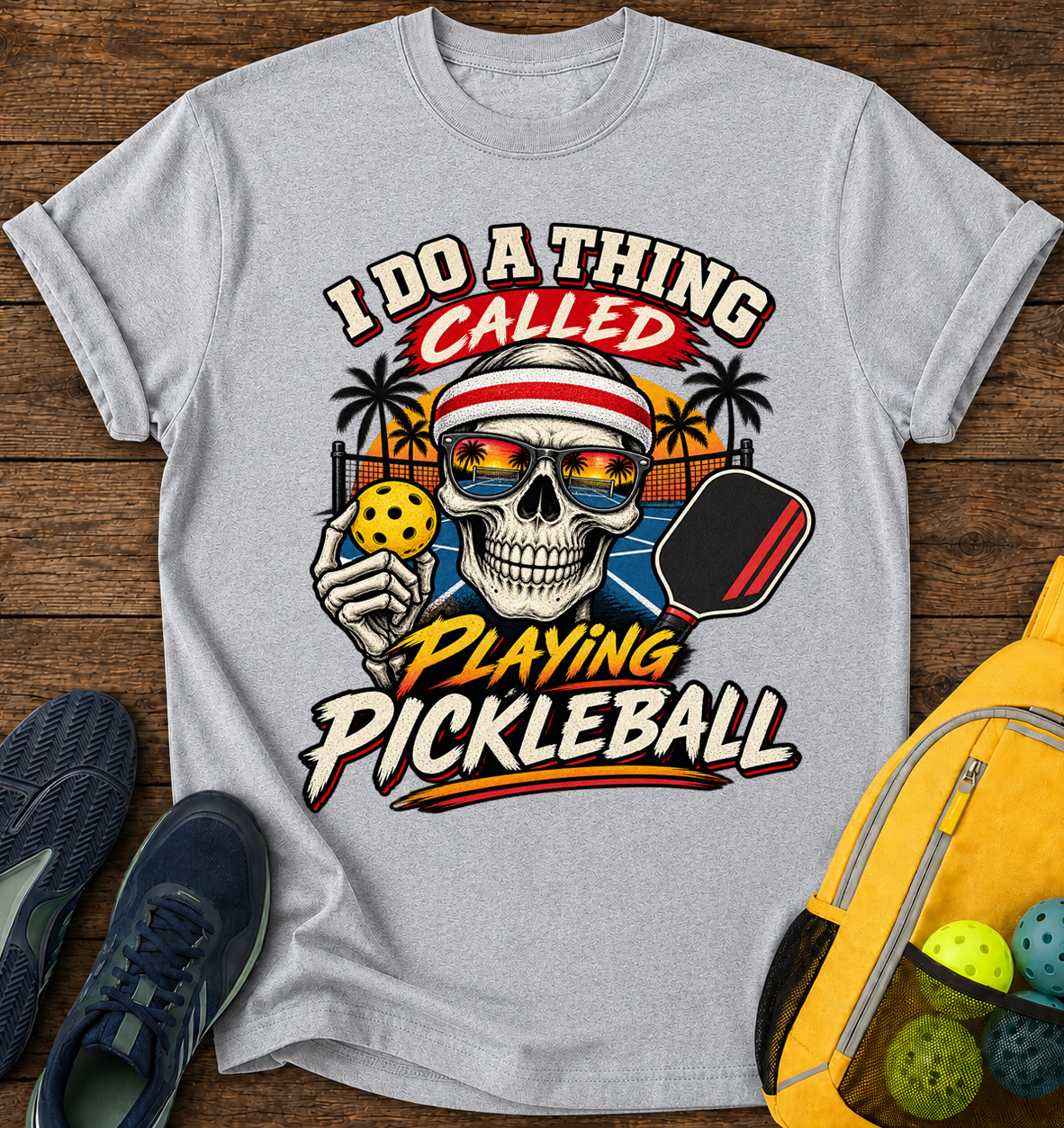 I Do  a Thing Called Playing Pickleball - T-Shirt