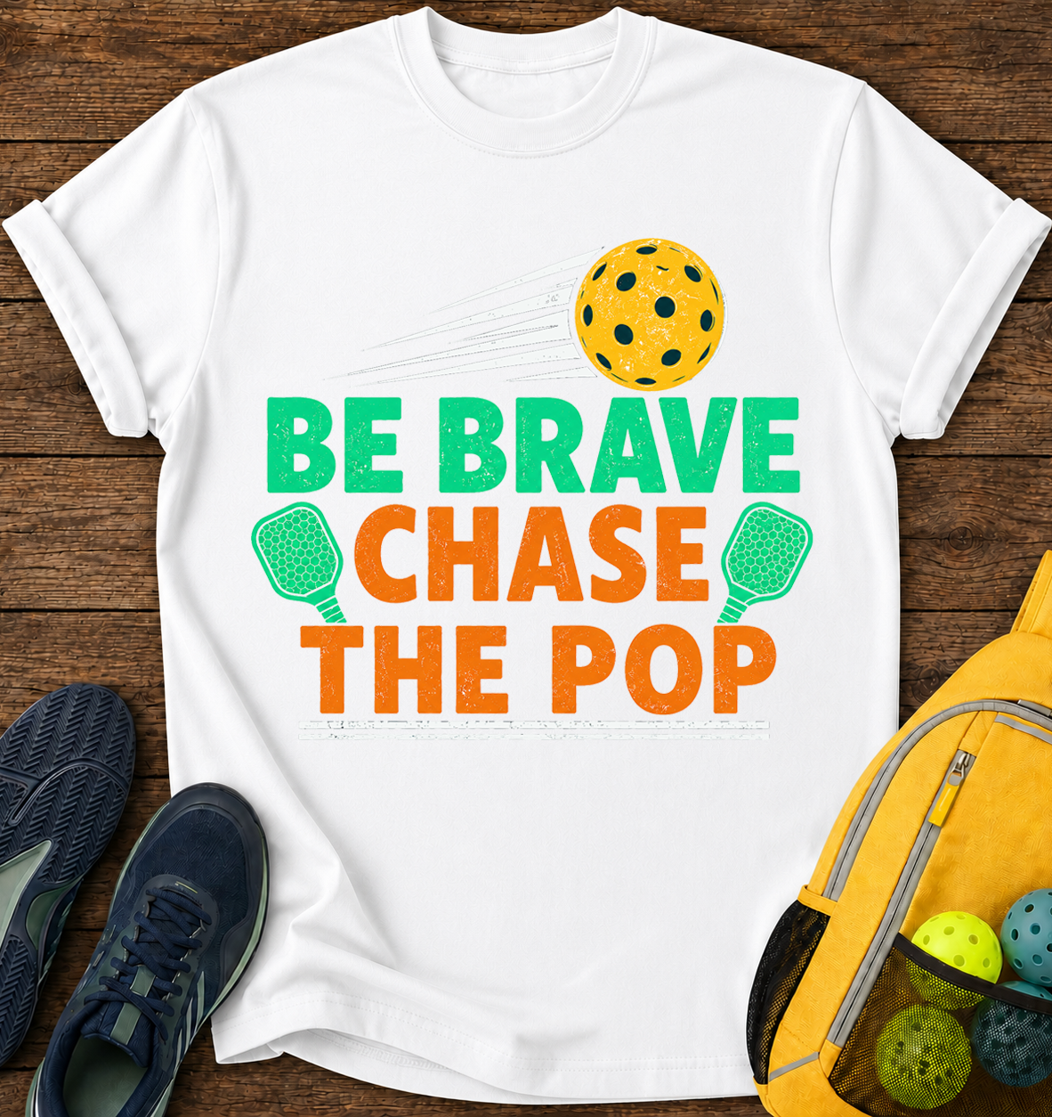 Be Brave Chase The POP - T-Shirt