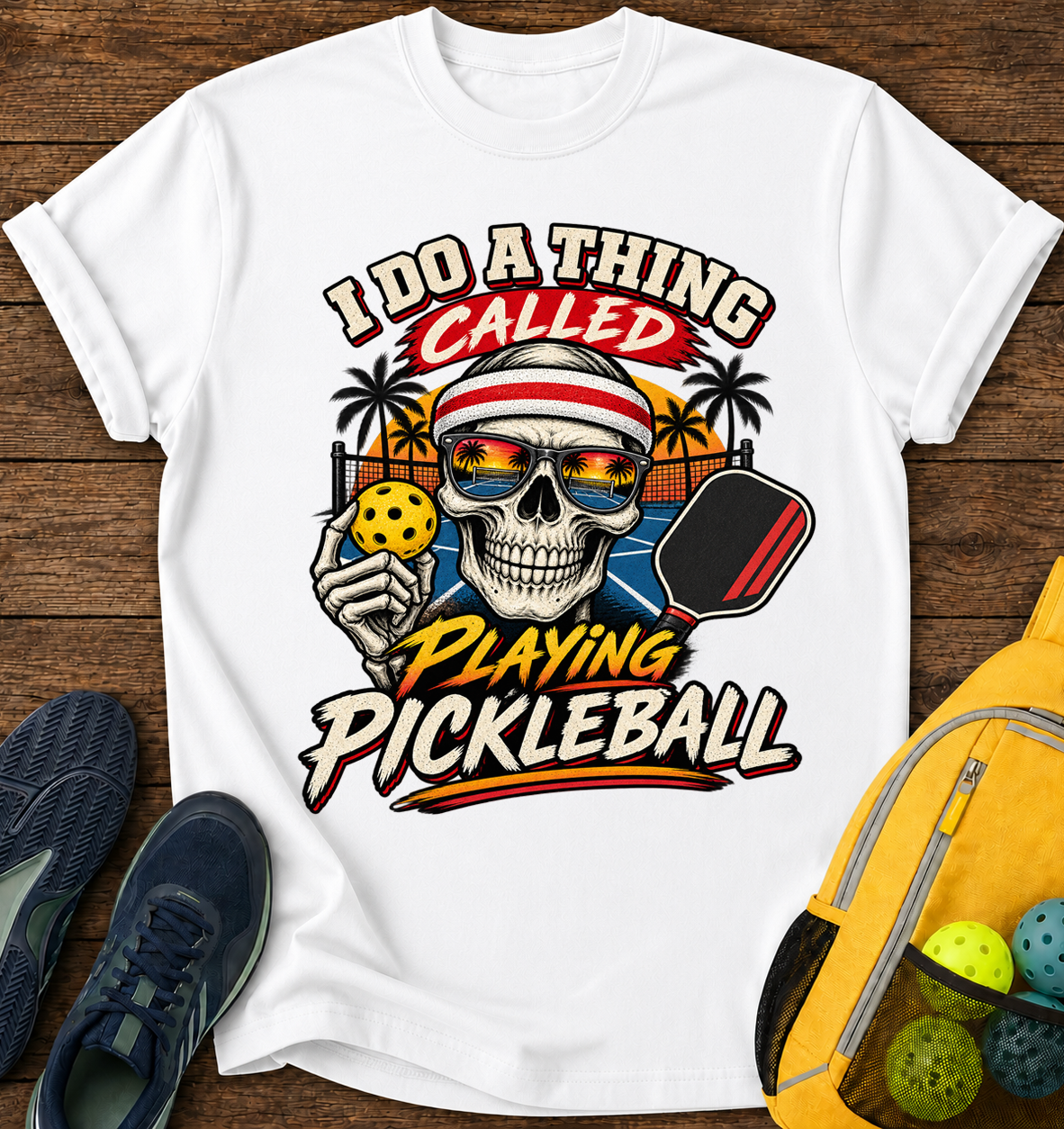 I Do  a Thing Called Playing Pickleball - T-Shirt