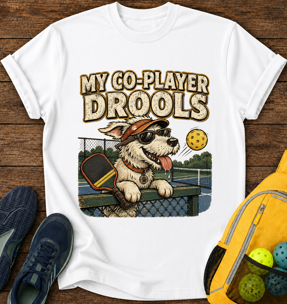 My Co-Player Drools - T-Shirt